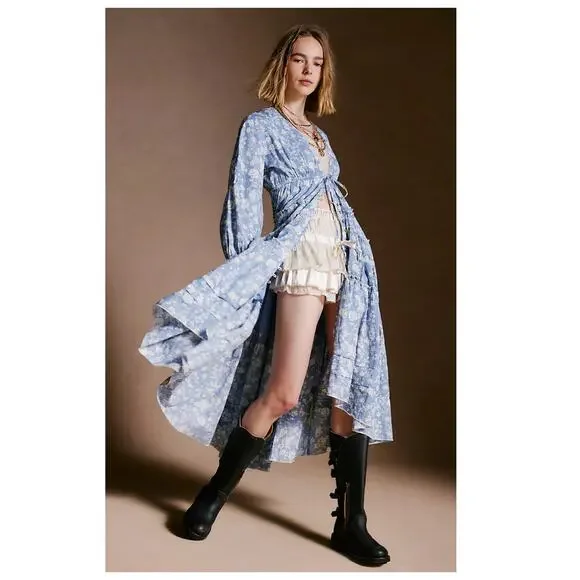 Free People Pappiet Midi Dress Size Small - Picture 4 of 15